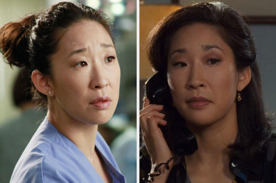 Both played by: Sandra Oh