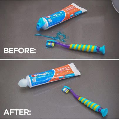 These self-sealing toothpaste caps will minimise mess