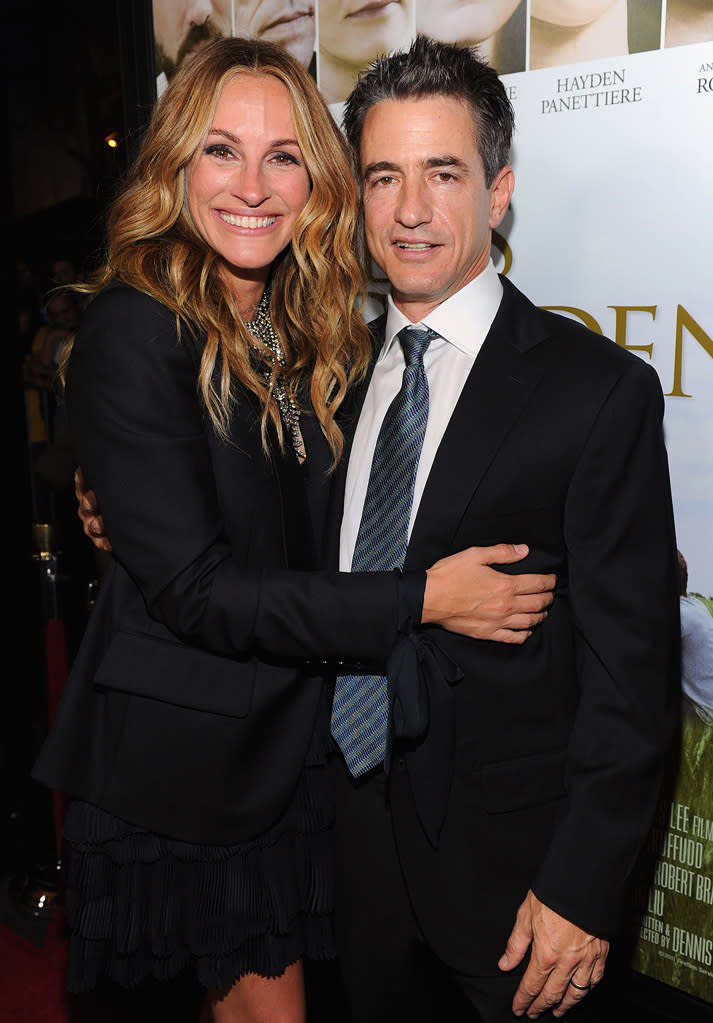 Fireflies in the Garden 2011 LA premiere Julia Roberts Dermot mulroney