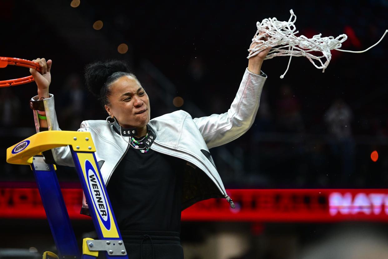 Dawn Staley finished the 2023-24 season with $680,000 in bonuses after leading the Gamecocks to the national title.