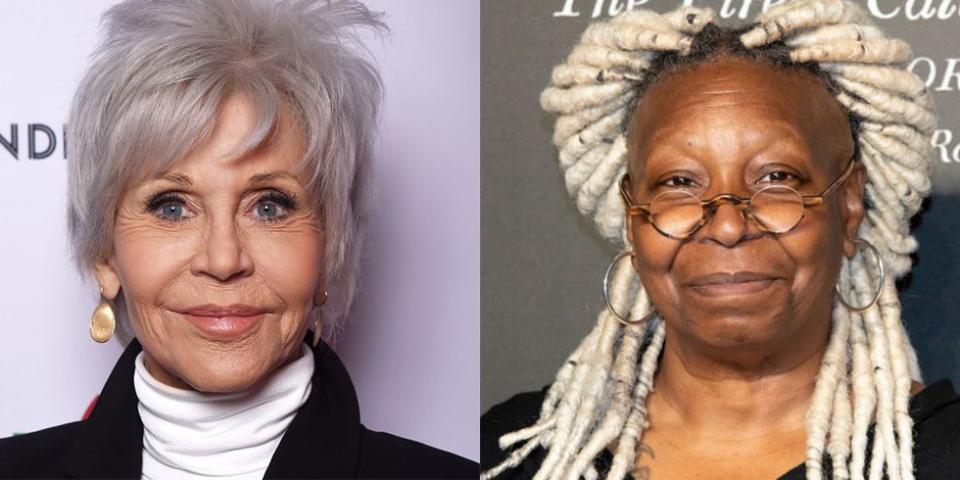 Photos of Celebrities Like Jane Fonda and Whoopi Goldberg Who Have Proudly Gone Gray