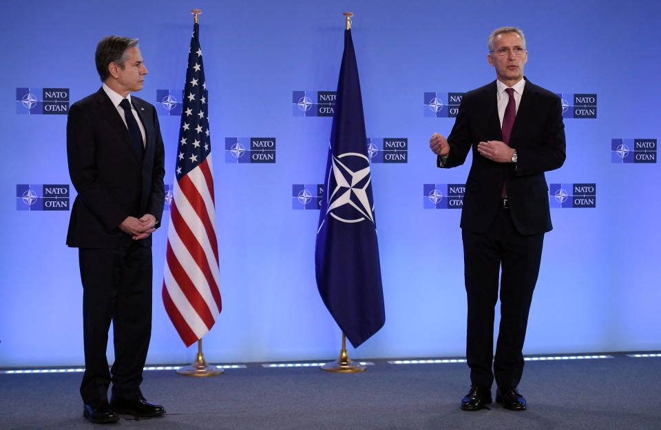  Secretary of State Antony Blinken and NATO Secretary-General Jens Stoltenberg.