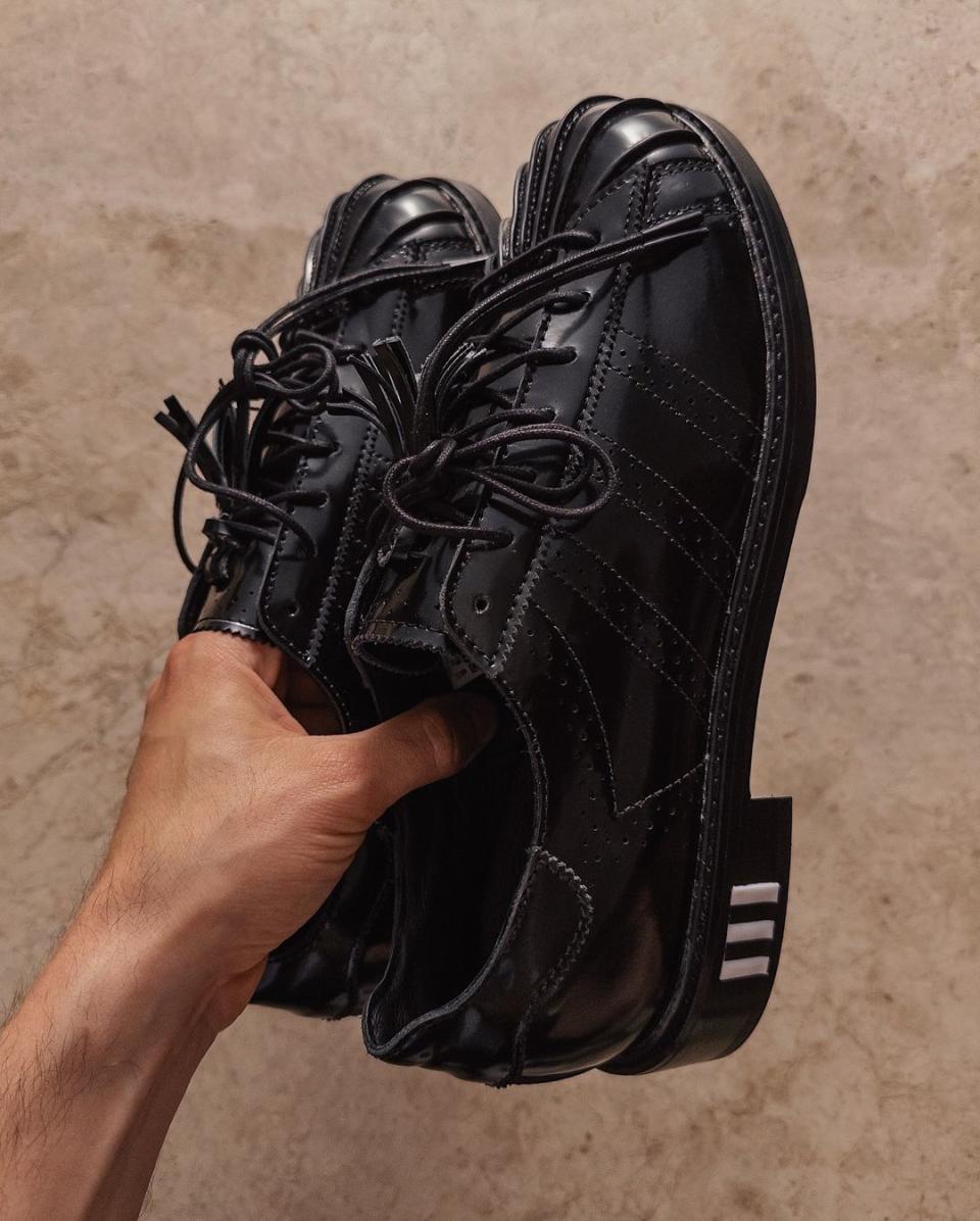 Clot x Adidas Dress Superstar (Side View). Credit: @arab_lincoln