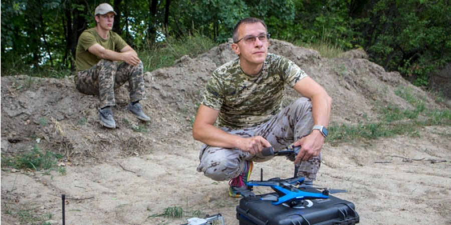 About 600 soldiers have already passed through the Kyiv-based Dronarium training center