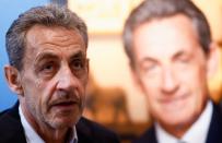 Former French President Sarkozy meets the readers of his latest book in Paris