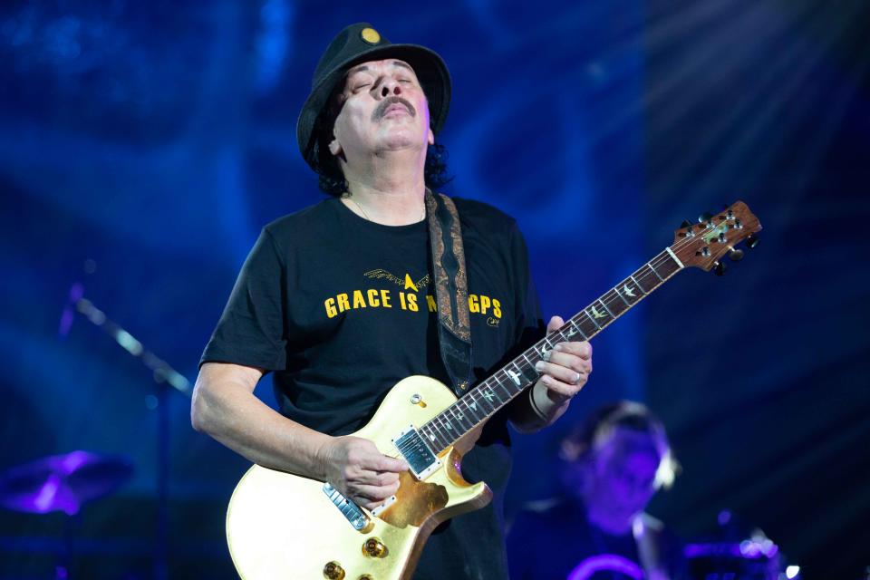 Carlos Santana will perform in Milwaukee for the first time in eight years July 10 at the American Family Insurance Amphitheater, part of a double bill with Earth, Wind & Fire.