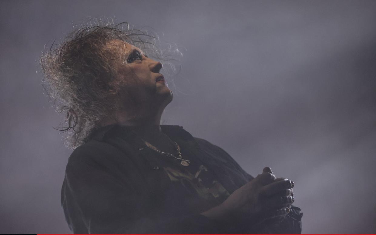 The Cure's Robert Smith on stage in Dublin - Debbie Hickey/Getty