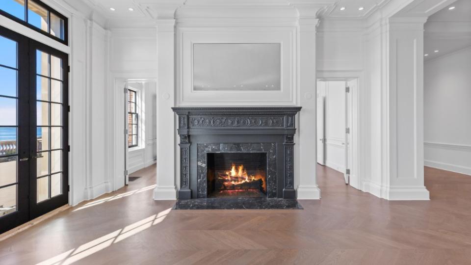 There are 14 original fireplaces. - Credit: Douglas Elliman