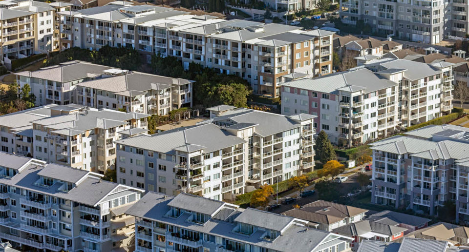 Sydney apartment blocks