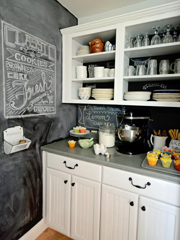 Chalkboard Backsplash