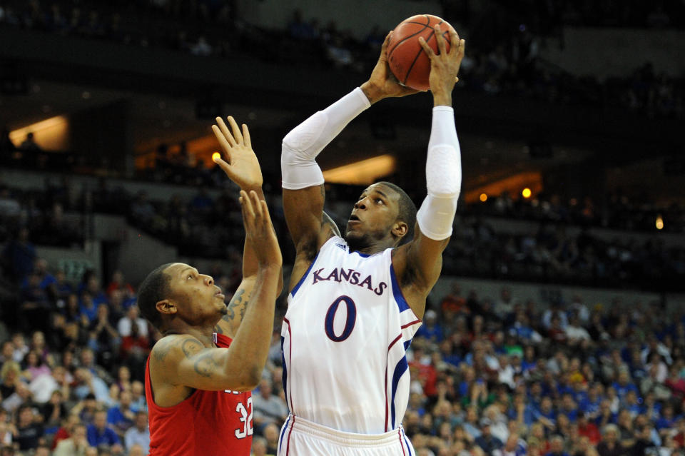 NCAA Basketball Tournament - Detroit v Kansas