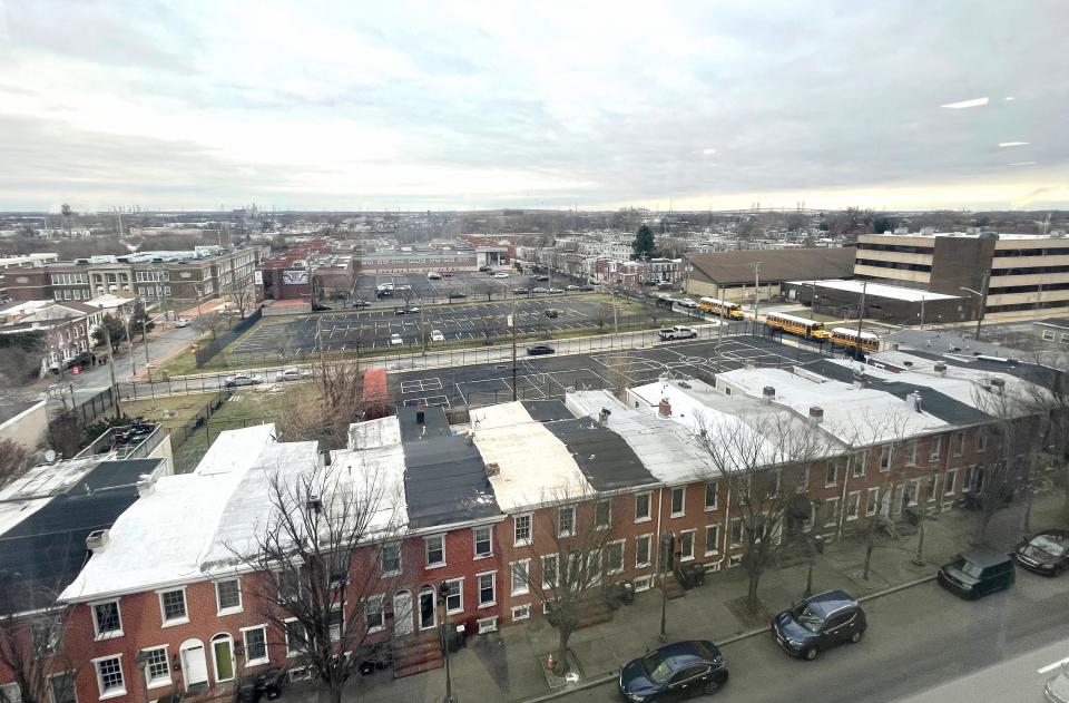Community Education Building plans to expand its footprint with a new Youth Development Center a block away, currently a brownfield and bare parking lot in Wilmington, Delaware, on Jan. 30, 2024.