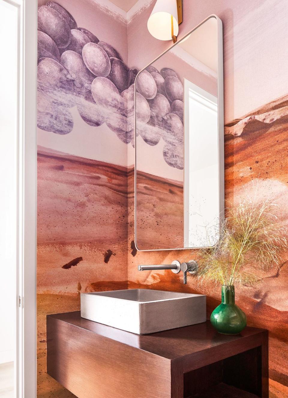 7) Jean Liu Design’s Nature-Inspired Powder Room