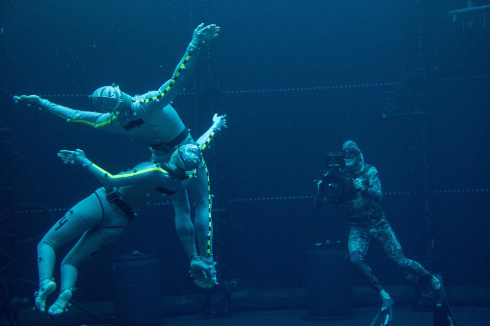 Actors had to learn how to hold their breath for at least three minutes in order to motion-capture their moves during the filming of "Avatar: The Way of Water."