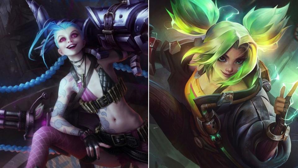 Unsurprisingly, Jinx and Zeri are also bot lane favourites (or auto bans). Photo: Riot Games