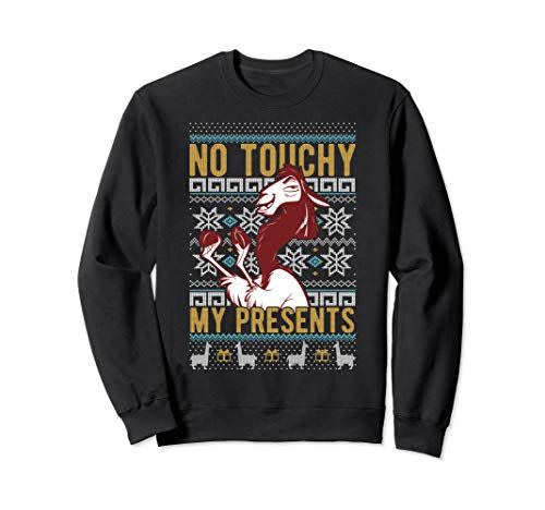20) Disney Emperor's New Groove Ugly Christmas Sweatshirt