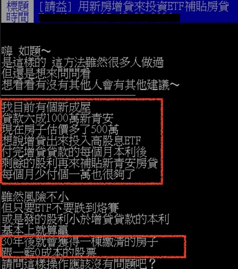 拿房增貸「歐印ETF」躺賺4%利差？「30年繳清房貸」內行猛搖頭