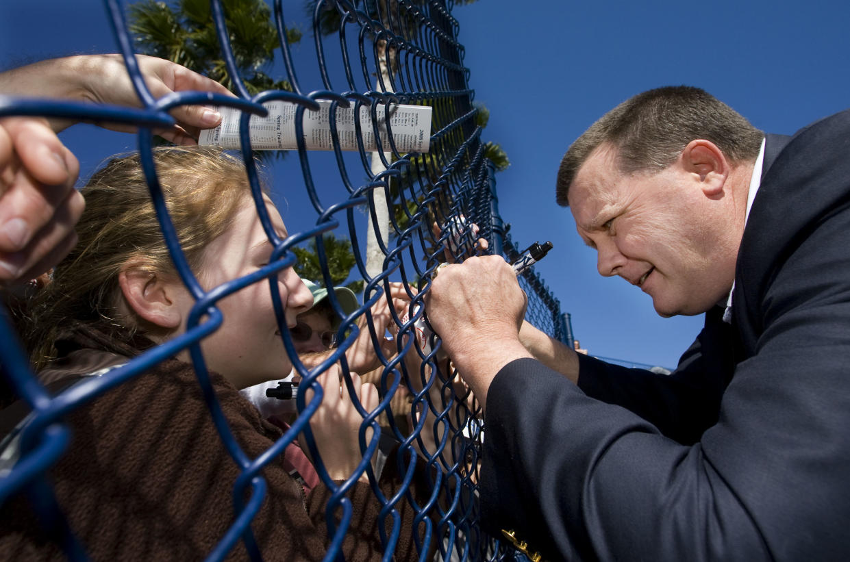 New York Yankees managing partner Hank Steinbrenner has died at age 63 after a long illness. (REUTERS/Scott Audette)