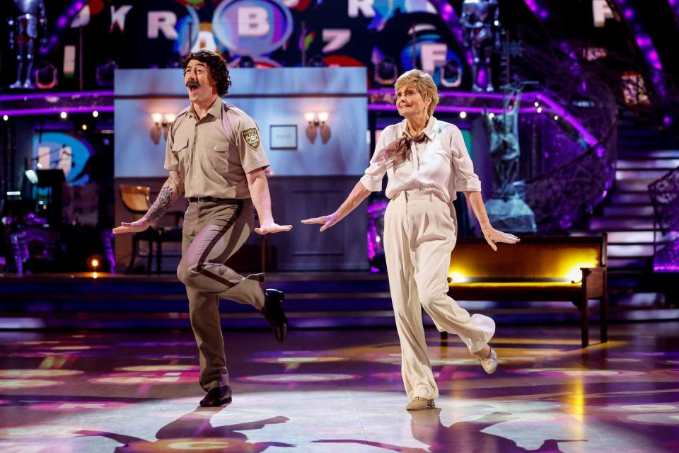 angela rippon and kai widdrington, strictly come dancing