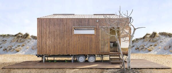 Unlike other tiny home builders, Madeiguincho does not have a lineup of off-the-shelf designs. Differences in base pricing are determined by the length of the home: €53K for the 13-foot-long trailer and €68K for the 23-foot-long home.