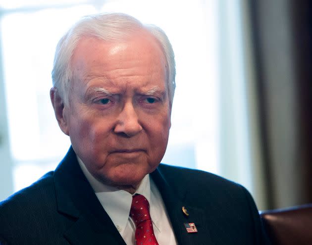 Former Utah GOP Sen. Orrin Hatch died on Saturday. He was 88. (Photo: Chris Kleponis-Pool/Getty Images)