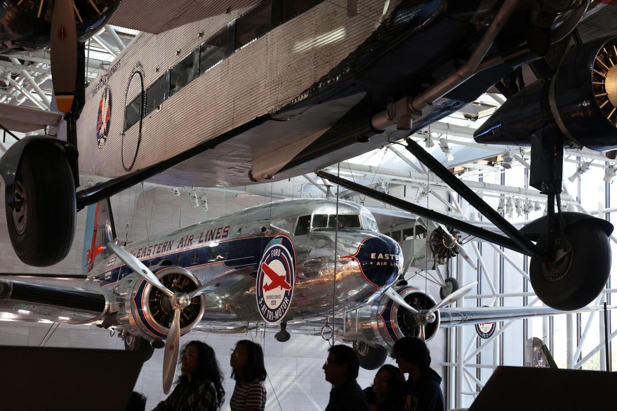 An exhibit at the Smithsonian National Air and Space Museum in Washington, D.C.