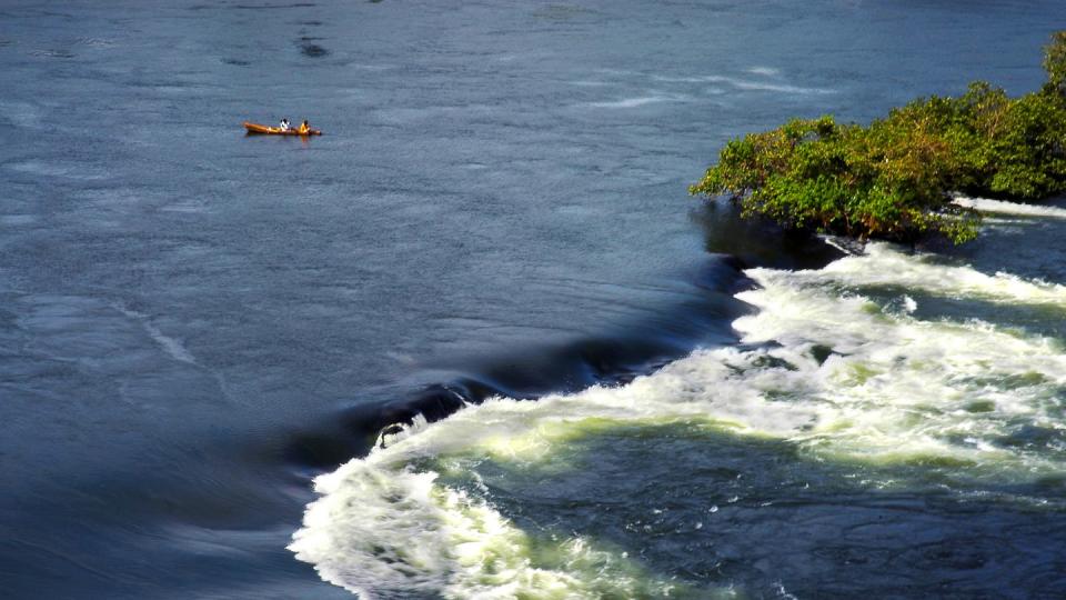 uganda, jinja, nile river, fishing boat