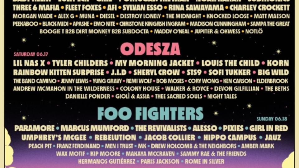 Bonnaroo 2023 lineup tickets