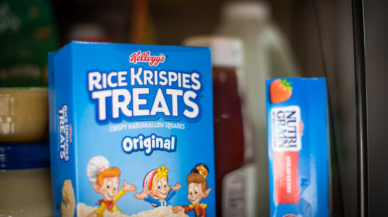 box of Rice Krispies treats