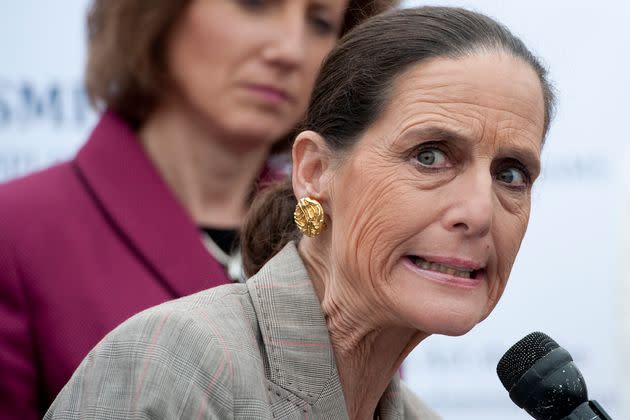 Ohio state Rep. Jean Schmidt (R) speaks during a news conference on the new Health and Human Services Department abortion rule on Wednesday, March 21, 2012. (Photo: Bill Clark via Getty Images)