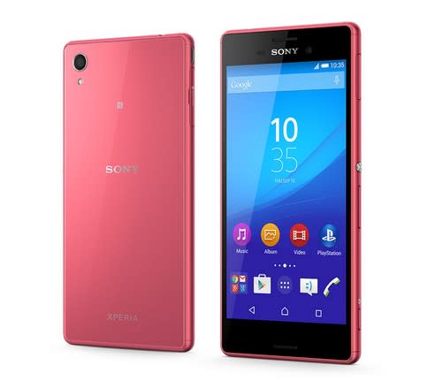 ▲Sony Xperia M4 Aqua 雖是中階機定位，但仍有IP65 / 68 防水防塵機制。