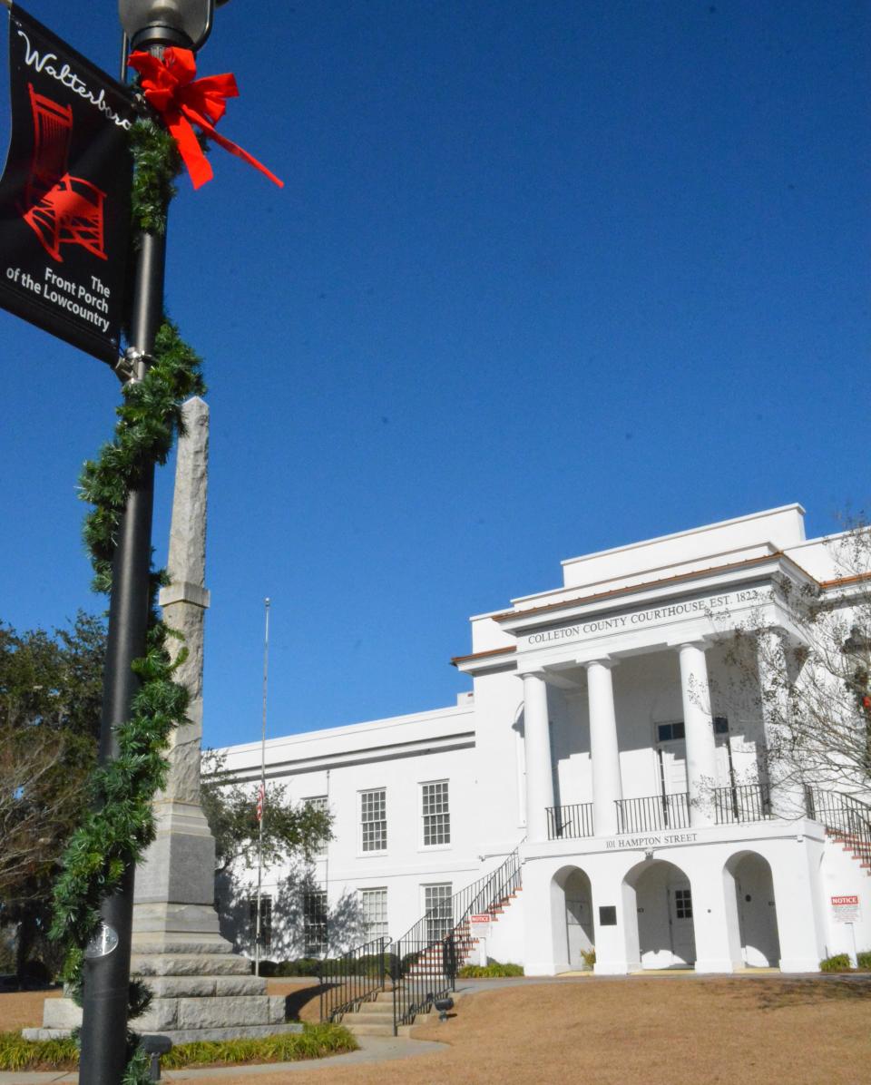 The historic Colleton County Courthouse in Walterboro, S.C., the "Front Porch of the Lowcountry."