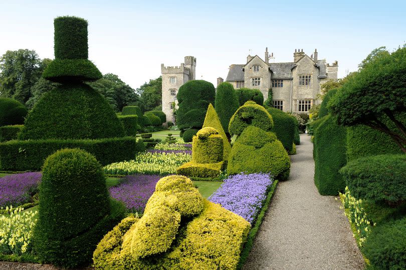 Levens Hall and Topiary Gardens near Kendal, Cumbia