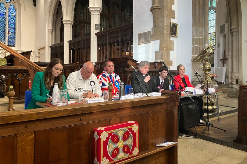 Panel members each had two-minutes to respond to questions from the audience.