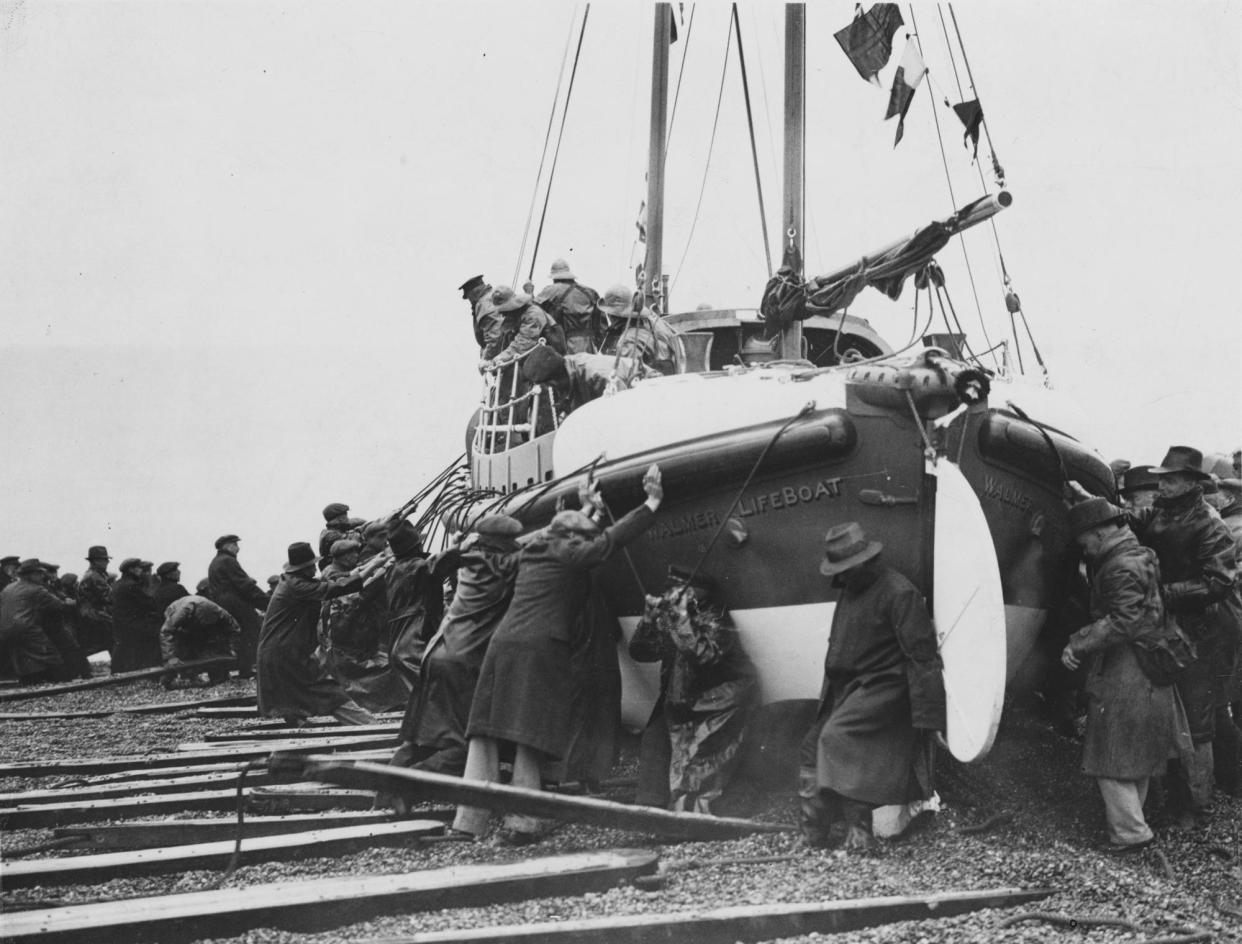 <span>The RNLI’s volunteer crews have launched 380,328 times.</span><span>Photograph: Hulton Deutsch/Corbis/Getty Images</span>