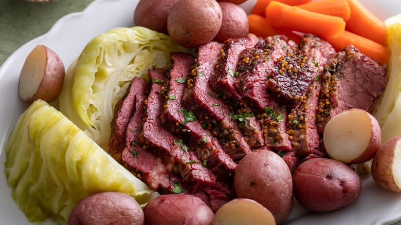 corned beef cabbage potatoes