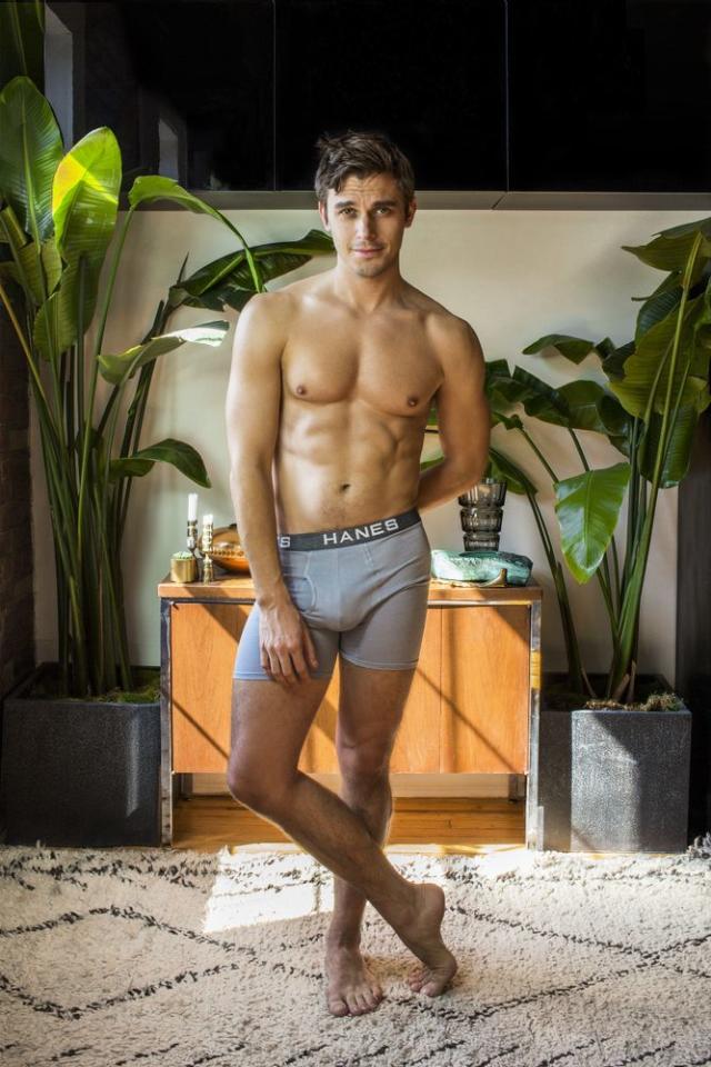 Hanes shows off its new pouch in underwear ad