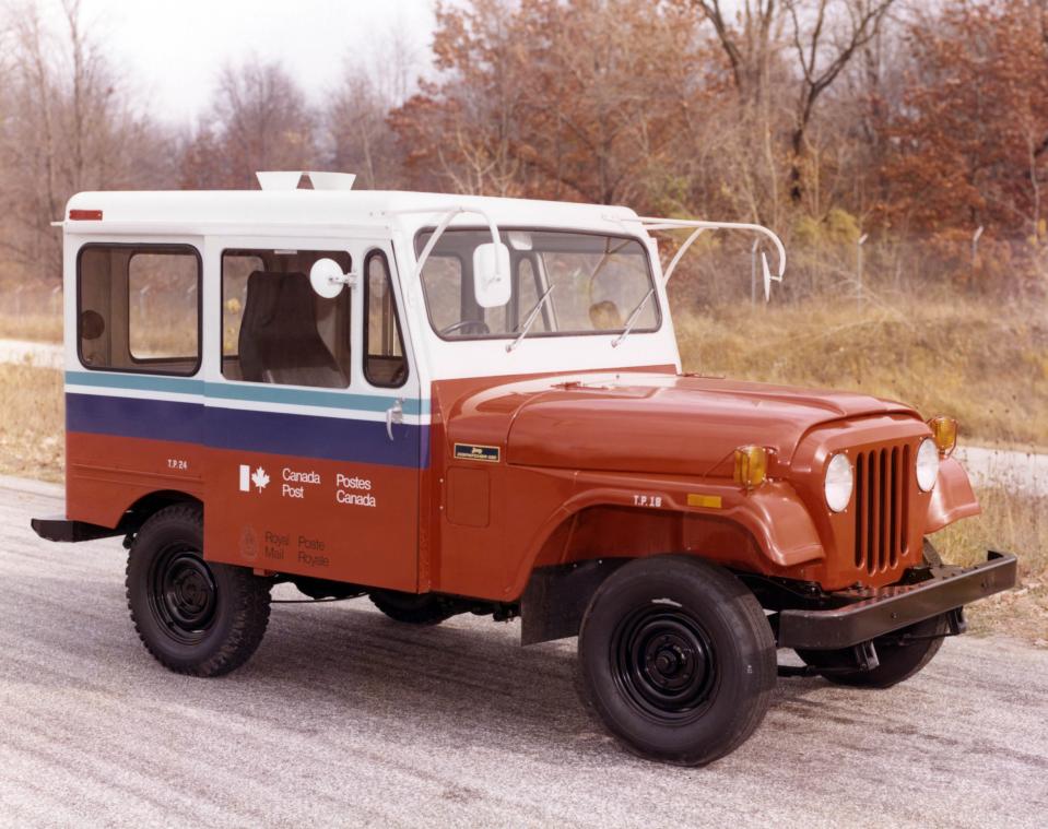 Jeep postal delivery vehicle