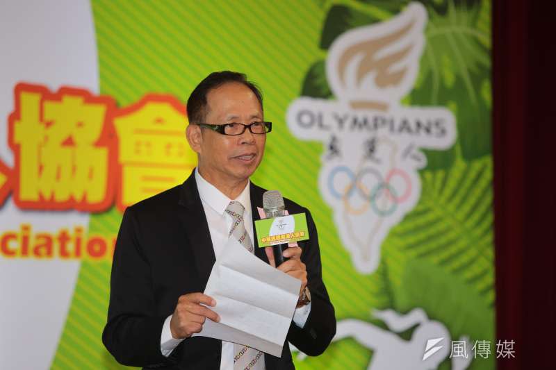 20171121-奧運人協會理事長翁明義21日出席「中華民國奧運人協會」成立記者會。（顏麟宇攝）