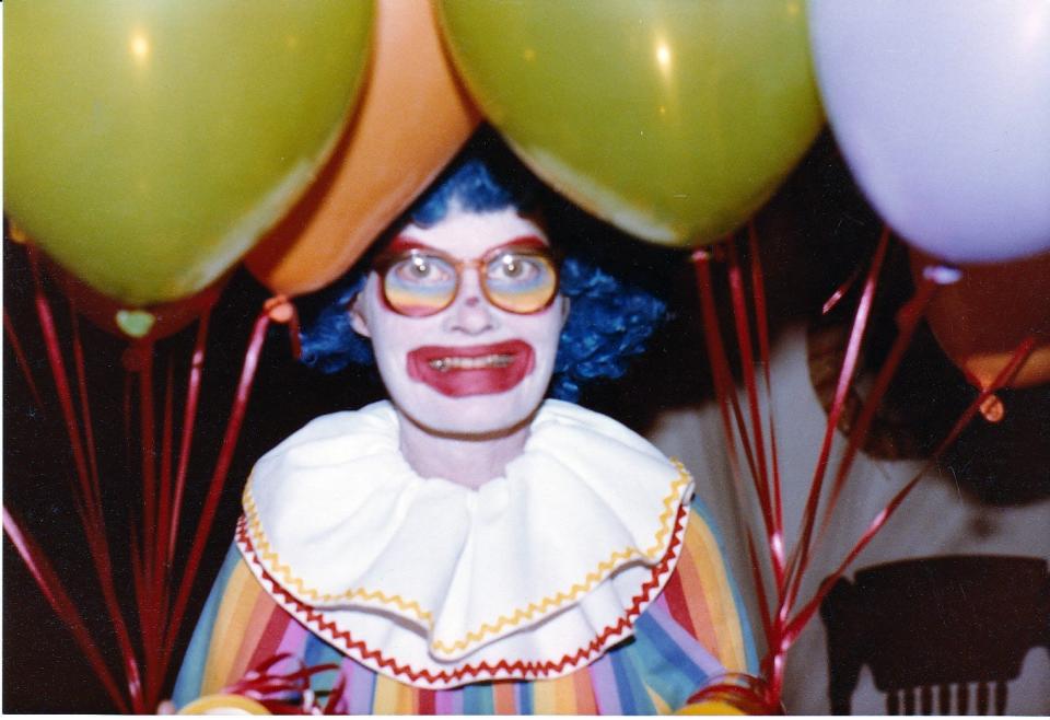 Tempe resident Lida Mainieri in her clowning days.