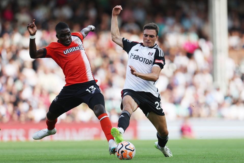 Commanding: Joao Palhinha delivered a magnificent performance for Fulham (Getty Images)