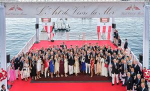 A party held for the Yacht Club of Monaco. Around 40 new members have joined the club, including British sailor Saskia Clark and former NBA basketball player Tony Parker. About a thousand people attended the party.