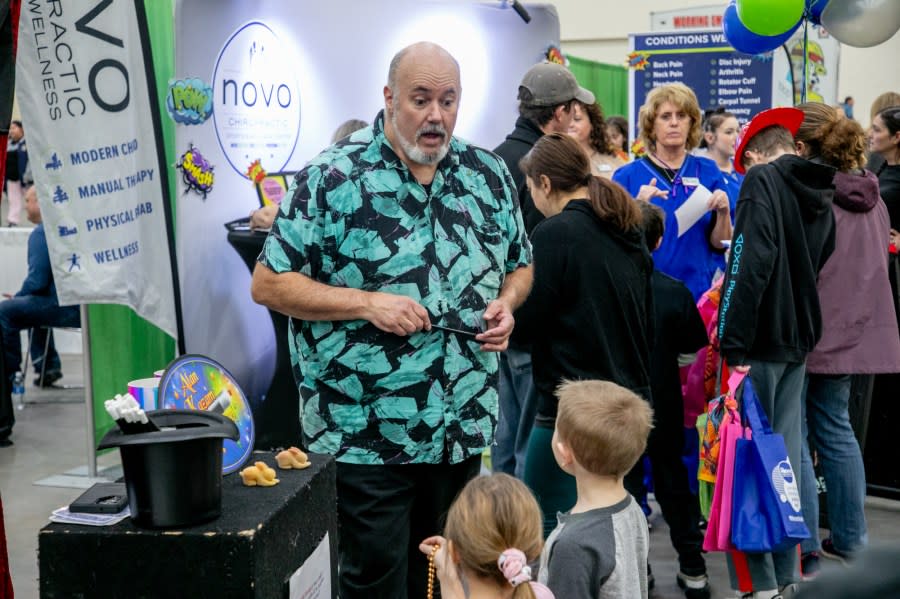 The be nice. Kids and Family Expo on Jan. 27, 2024. (Michael Buck/WOOD TV8)