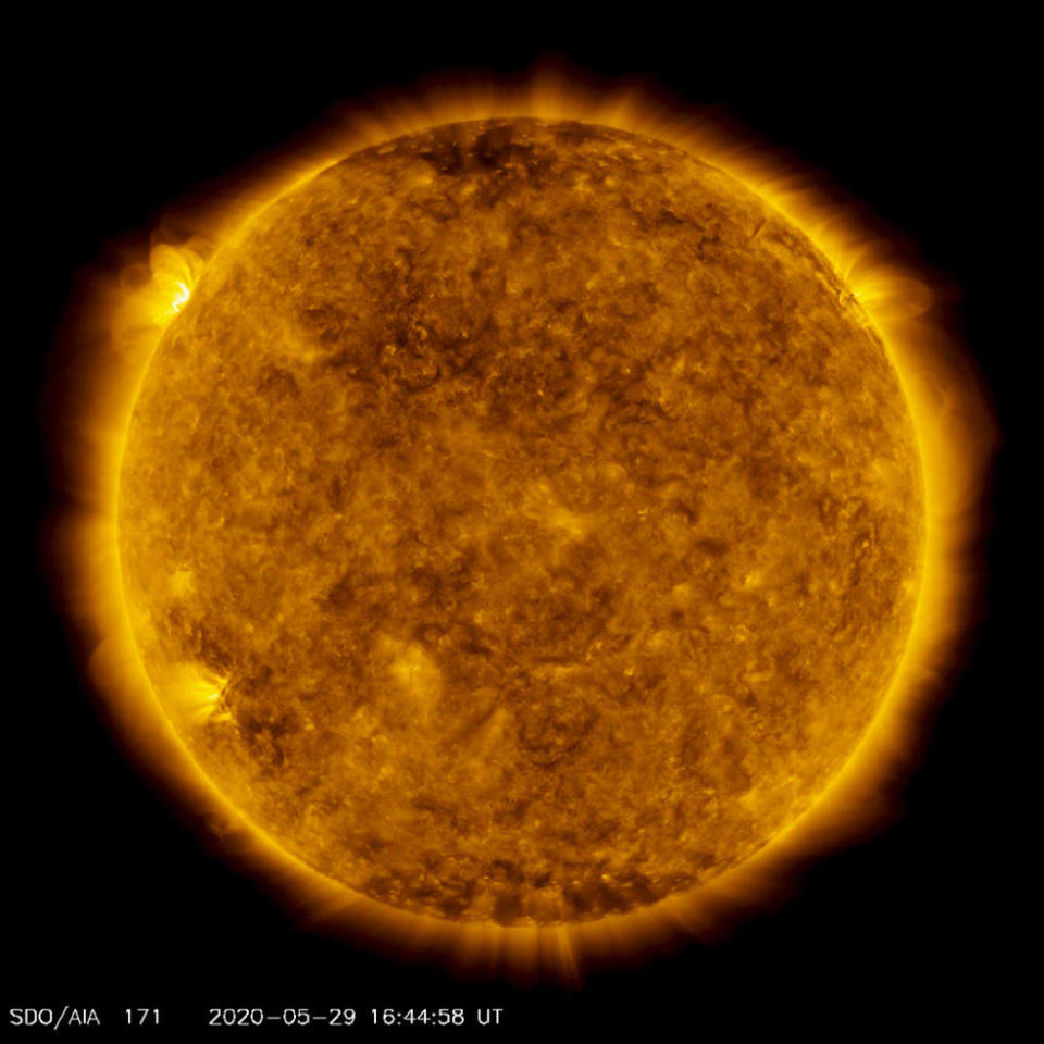 The solar flare was detected last week (NASA) 