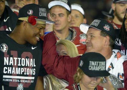 Jameis Winston, Jimbo Fisher and the Seminoles have a favorable schedule in front of them this season. (AP)