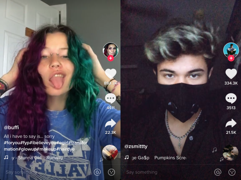 e-girl e-boy tiktok