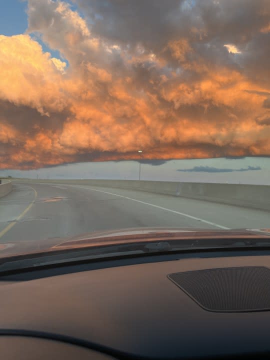 Wichita sunset on April 28, 2024 (Courtesy: Vanessa Hunter)