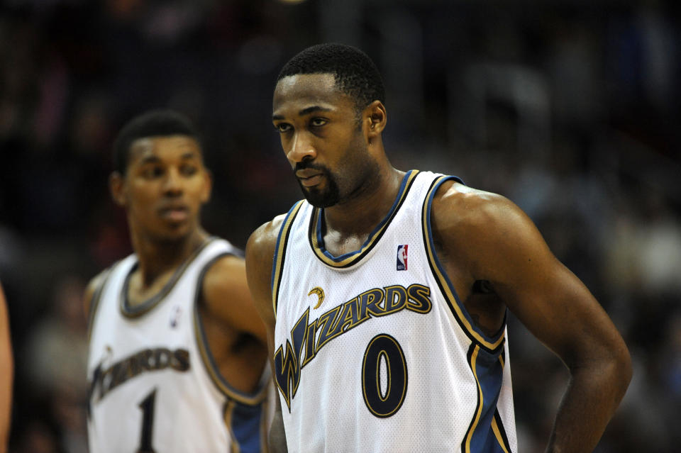 The contract for injury-plagued Gilbert Arenas became an albatross. (Getty Images)