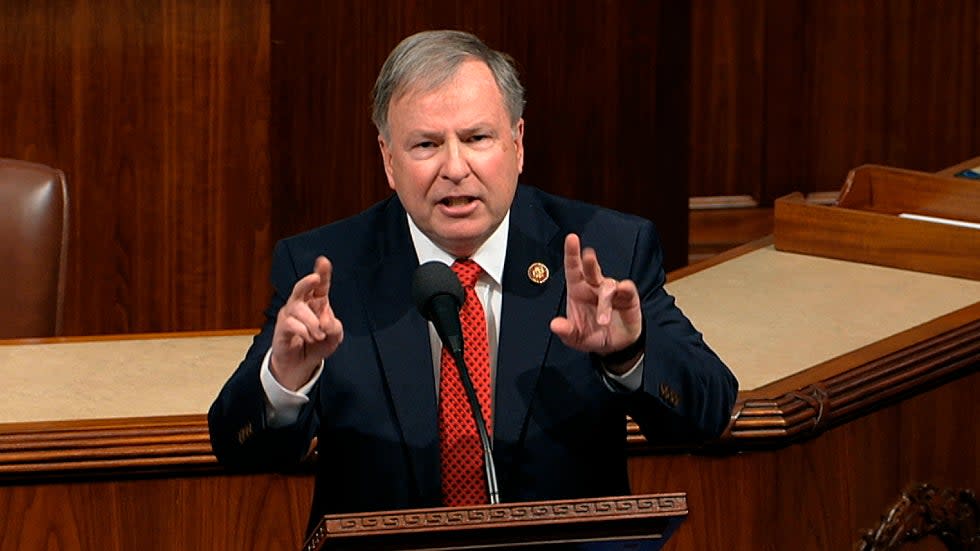 Rep. Doug Lamborn (R-Colo.) speaks in the House in 2019