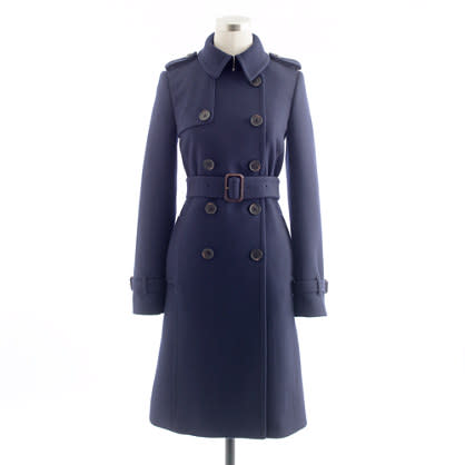 Dark Purple Trench Coat